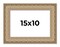 Photo Size Museum Silver Picture Frame - UV Acrylic, Foam Board Backing, Hanging Hardware
